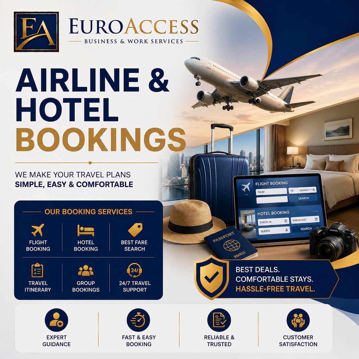 Hotel and Airline Bookings